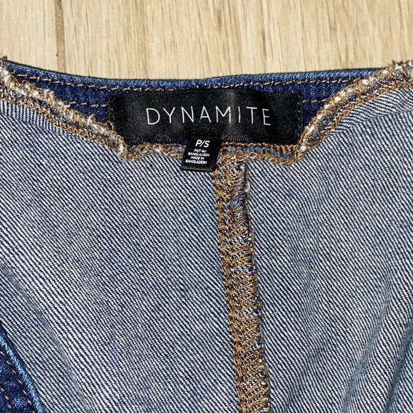 Dynamite jean dress with zip in front size S - Picture 4 of 5